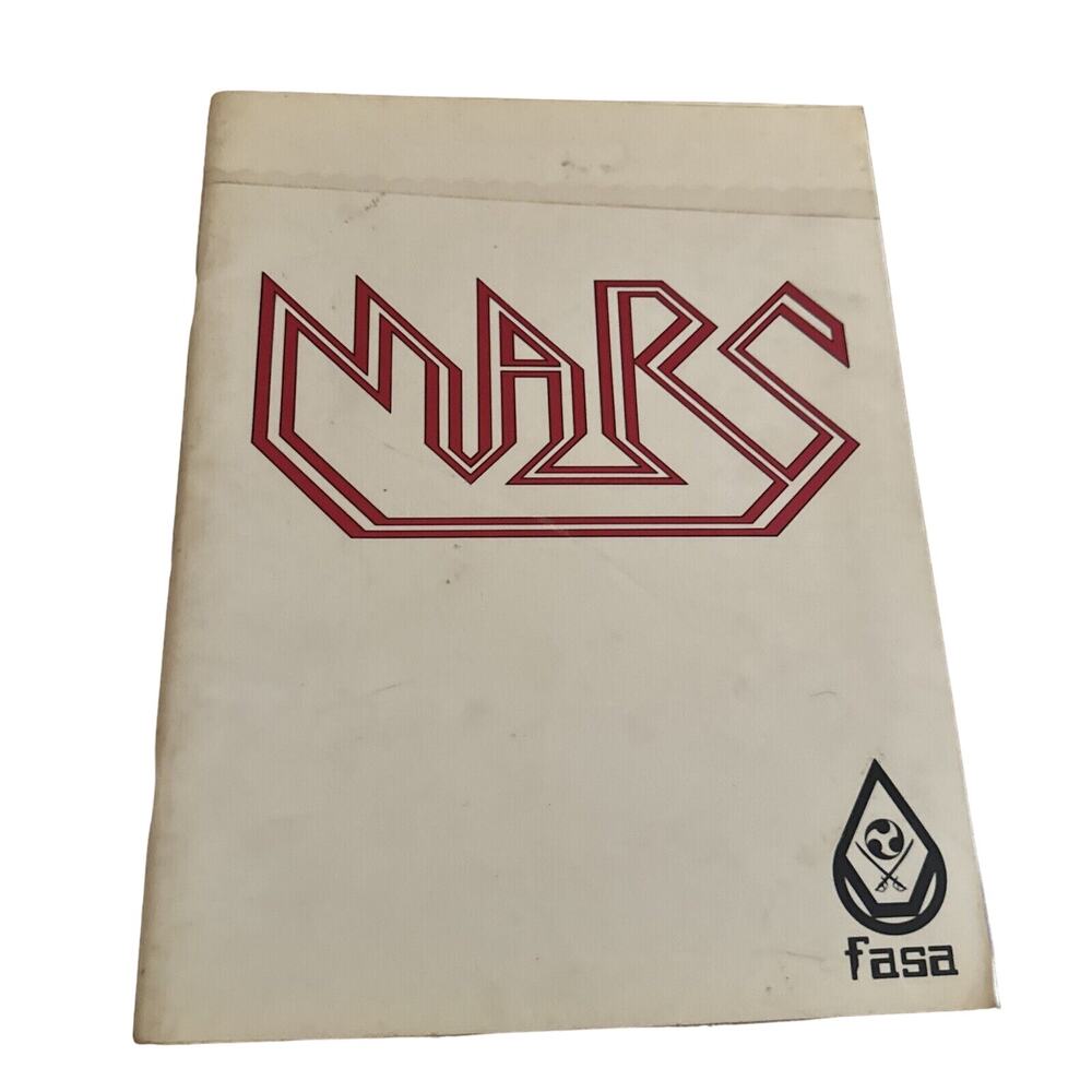MARS: The Book of Mars by David Tennes 1981 FASA